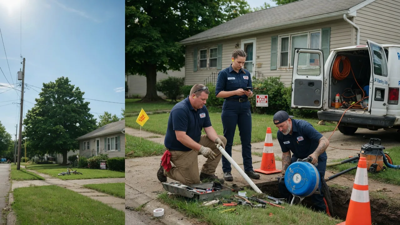 Sewer Line Repair in Grand Chain, IL near me